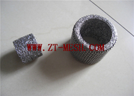 Penyerapan Kejut Filter Wire Mesh Rajutan Terkompresi Tipe Rata 2-500mm