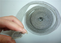 Tin Coated Knitted Wire Mesh 40mm 30m / roll Vapor Liquid Filtering Untuk Perisai