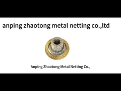 SS Kain Rantai Rantai 4*5mm Rantai Lubang Gas Cairan AISI 301 Untuk Demister