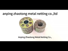 Customized Compressed Knitted Filter Mesh Ring Bentuk 5-300mm Diameter Luar