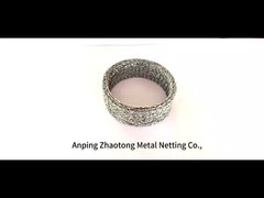 Shock Absorption Compressed Knitted Wire Mesh filter φ2-500mm Tipe datar