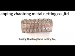 PP / SS316 Kain Rantai Kain 0.5mm diameter 1000mm Lebar Bentuk butir bergelombang