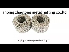 99% Filter Compressed Knitted Wire Mesh Ukuran Sampel Disesuaikan Tersedia OEM Terima