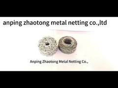 SS Kain Rantai Rantai 4*5mm Rantai Lubang Gas Cairan AISI 301 Untuk Demister