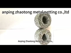 Dia 40*20mm Silinder Wire Knitted Exhaust Mesh Gasket Support Rings Alkali Resistant