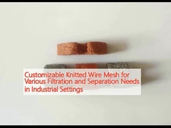 Jaring kawat rajutan yang dapat disesuaikan untuk berbagai kebutuhan filtrasi dan pemisahan di lingkungan industri