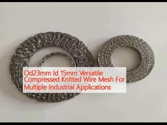 Od23mm Id 15mm Versatile Compressed Knitted Wire Mesh Untuk Beberapa Aplikasi Industri
