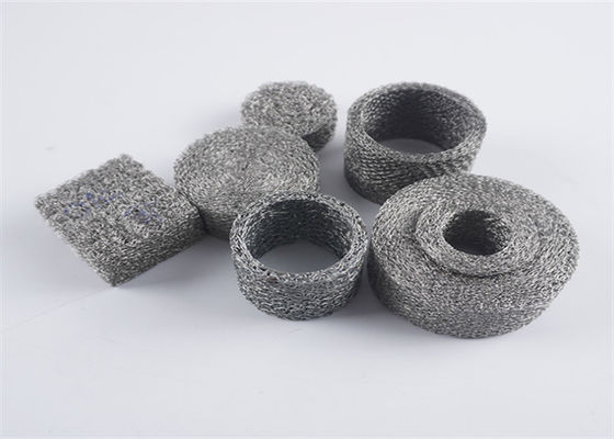 10-200mm Dia Compressed Woven Wire Cloth Knitted Weave untuk aplikasi penyaringan tugas berat