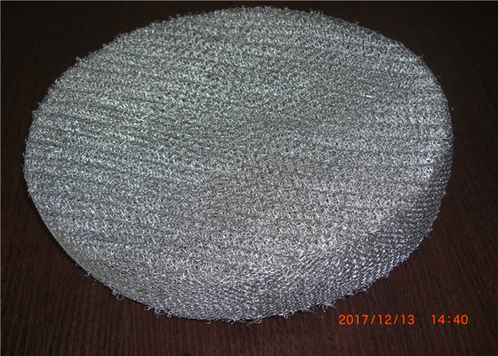Roundness Rajutan Mesh Demister Pad Ketahanan Korosi 0.23mm