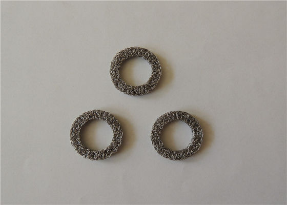 Mesin Cuci Wire Mesh Rajutan Terkompresi Dia14mm 0.3mm SS Penggantian Mesin Cuci Tekanan