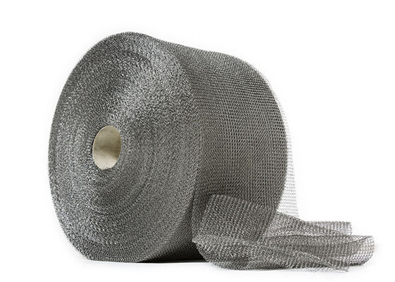SS304 0.28mm Rajutan Wire Mesh Tape Roll Lebar 200mm untuk Filter Cair