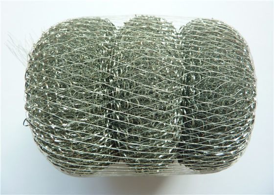 Tugas Berat 410 Bola Pembersih Stainless Steel 50g Scrubber Pan Anti Bau