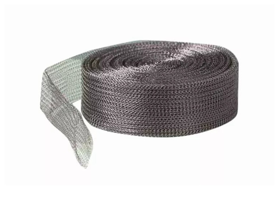 Dia 25cm Rajutan Wire Mesh Tembaga Titanium Stainless Steel Dalam Filter Cairan Gas
