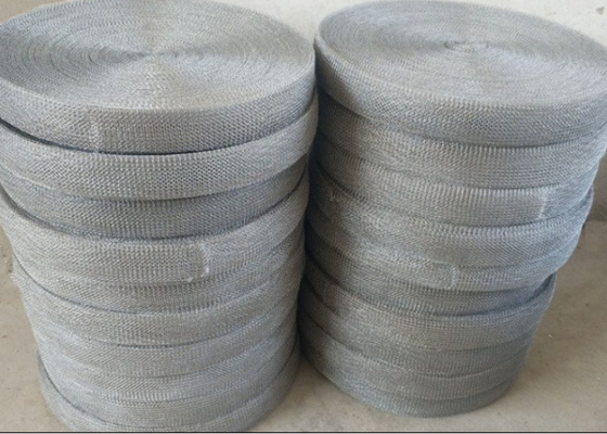 Rajutan Wire Mesh Dalam Aluminium Untuk Demister Pads / Mist Eliminators