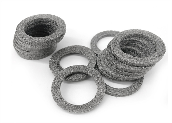 10-200mm Dia Compressed Woven Wire Cloth Knitted Weave untuk aplikasi penyaringan tugas berat