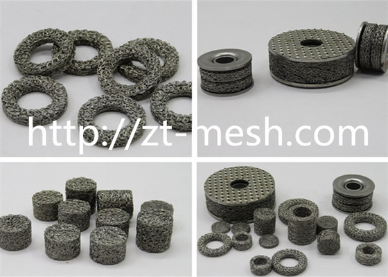 Dutch Weave Style Knitted Wire Mesh Gasket Untuk Filter Cairan Dimodifikasi Panjang Material Wire Baja Rostless