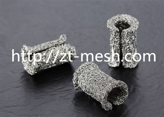 14 X 10mm Diameter Compressed Knit Wire Mesh Untuk Industri
