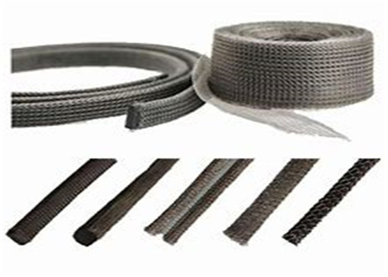 Putaran Lubang Inti Wire Mesh Tape, Monel Shielding Mesh Tape 0,08-0,55mm