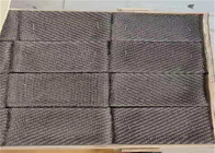OEM Single Wire Rajutan Mesh Fabric Stainless Steel 0.23mm 25mm Lebar Untuk Filtrasi