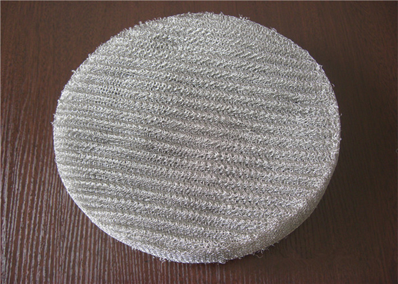Elemen Filter Mesh Internal Kolom, Bantalan Mesh Eliminator Kabut 40mm 80mm