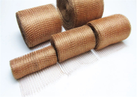 Tembaga Rajutan Wire Mesh 40cm 50cm Lebar 0.18mm Wire Dia Herringbone Permukaan