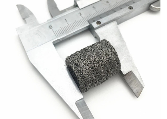 0.2mm Stainless Steel Terkompresi Rajutan Wire Mesh Ketahanan Abrasi 1500r / mnt 110kg