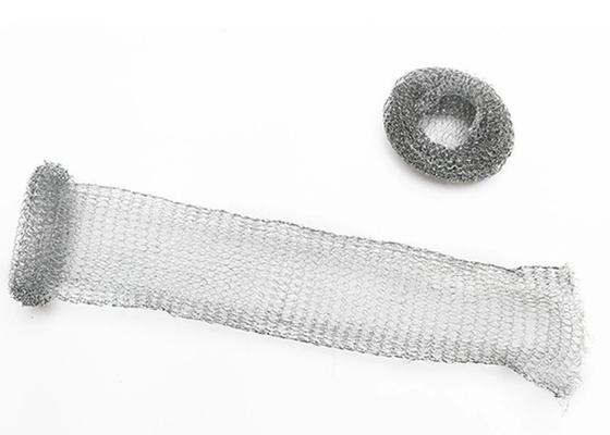 Stainless Steel Rajutan Wire Mesh Tape Roll 30mm Lebar 0.28mm Disesuaikan Untuk Pengendalian Hama