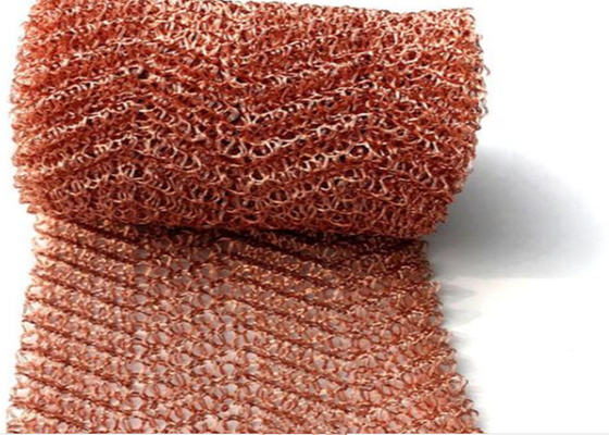Disesuaikan 99% Murni Tembaga Mesh Roll 276mm Lebar untuk Isolasi Termal