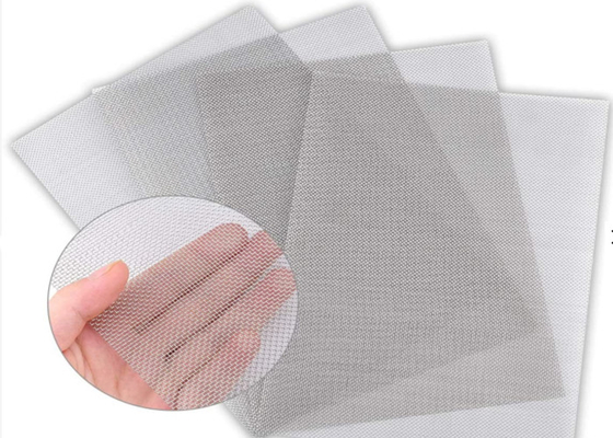 1.22m Woven Wire Mesh 40 60 Mesh Besi Kromium Aluminium Alloy