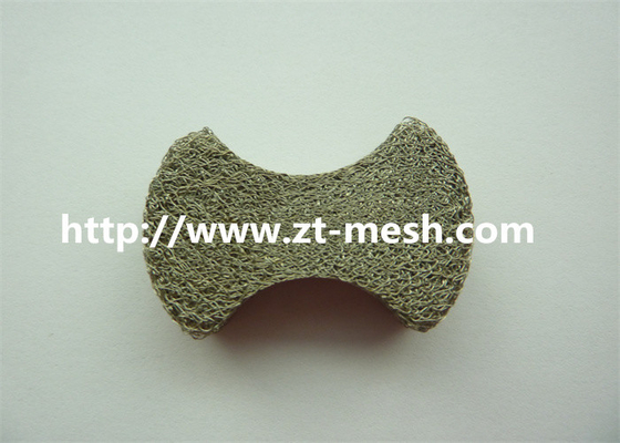 Tinggi ketahanan korosi dipencet kawat rajutan Mesh untuk Filter persegi panjang sus 316 material