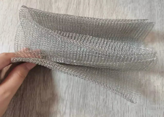 Lebar 30m Tempat Tidur Datar Rajutan Wire Mesh Stainless Steel Gi Packing Dalam Kayu