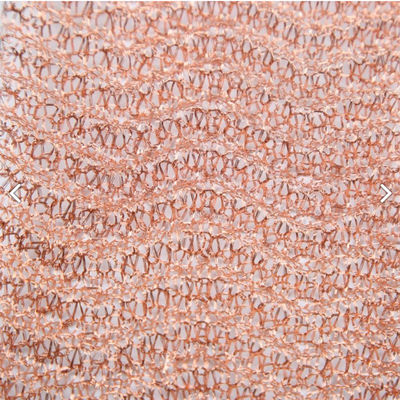 Lubang 2*3mm Compressed Knitted Wire Mesh Tahan Suhu Tinggi