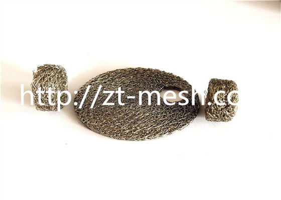 Stainless Steel Dia 13.5*9.5mm 316 Filter Wire Mesh Terkompresi Rajutan Wire Mesh1μM Filtrasi Warna Disesuaikan