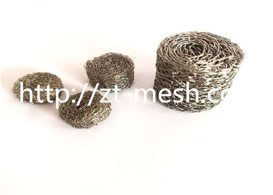 Mesin Cuci Penyangga Gasket Wire Mesh Stainless Steel Terkompresi 304 / 316L Tahan Suhu Tinggi