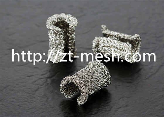 Elastisitas Penuh Od80*25*20mm Stainless Steel Rajutan Wire Mesh Untuk Pemisahan Filtrasi Dan Aplikasi Industri
