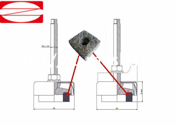 Tahan Filter yang Baik Mesh Wire Knitted yang Dikompresi untuk Filter Cairan 14 X 10mm Diameter