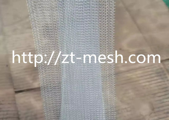 Rantai Wire Woven Woven Weave Corrosion And Rust Resistance Lebar 3,8cm Untuk Pemisahan Industri
