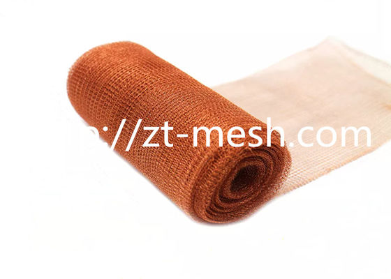 Lebar3.8-50 Wire Mesh Rajutan Terkompresi Tahan Korosi Ideal Untuk Pengolahan Kimia Dan Industri Gas Minyak