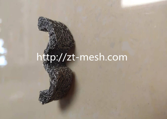 Bentuk Khusus W Bentuk Rajutan Wire Mesh Gasket Stainless Steel 0.11mm