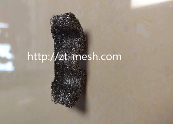 Bentuk Khusus W Bentuk Rajutan Wire Mesh Gasket Stainless Steel 0.11mm