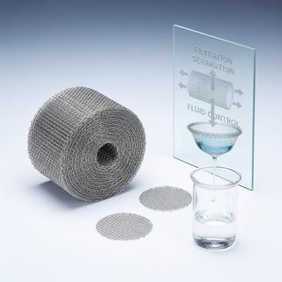 Wire Mesh Rajutan Stainless Steel 2*3mm Cocok untuk Pemisahan Filtrasi dan Aplikasi Kontrol Cairan Industri