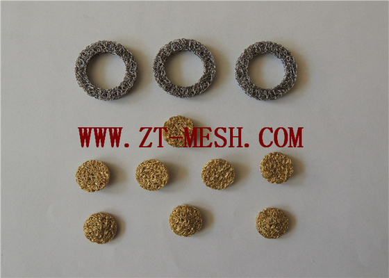 Penyerapan Kejut Filter Wire Mesh Rajutan Terkompresi Tipe Rata 2-500mm