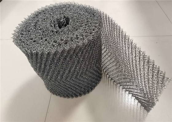 Metal Rajutan Wire Mesh Filter Double Wire Weaving Precision Width 400mm SS316L Disesuaikan