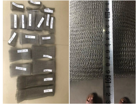 Keranjang Penanaman Wire Mesh Rajutan SS304 0,05-0,48mm Untuk Pohon / Bunga