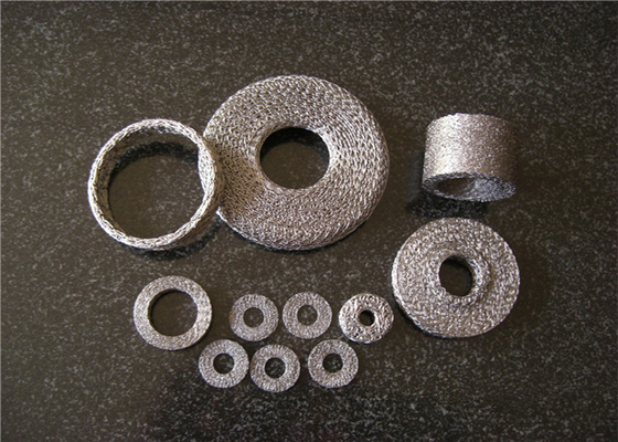 Sus304 0.23mm Rajutan Wire Mesh Filter Bantalan Logam Untuk Pipa