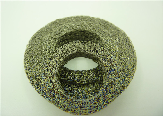 Sus304 0.23mm Rajutan Wire Mesh Filter Bantalan Logam Untuk Pipa
