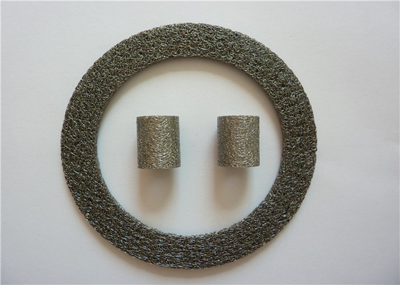 Putaran 0.018mm Stainless Steel Rajutan Wire Mesh Mendukung Getaran Atau Kejutan