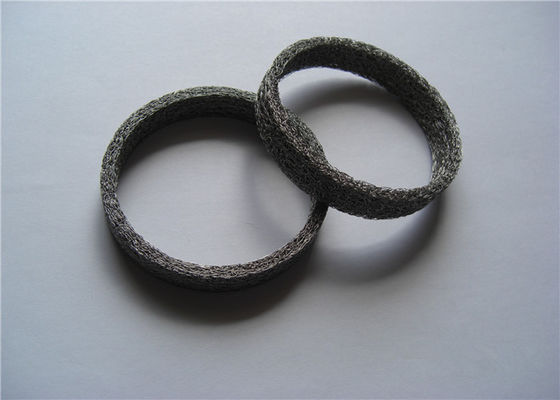 Dia50 * 25mm Wire Mesh Washer SS Rajutan Mesh Gasket Untuk Perisai