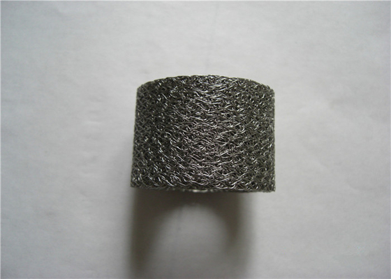 OD30mm Silinder Anti Getaran Mount SS304 SS316 Wire Mesh Terkompresi 0.09mm - 0.55mm