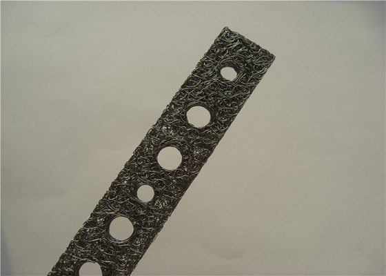 Sus 316 Peredam Knalpot Rajutan Wire Mesh Gasket Terkompresi